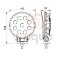 27w wasserdichte 4′′ globale LED-LKW Arbeitslicht